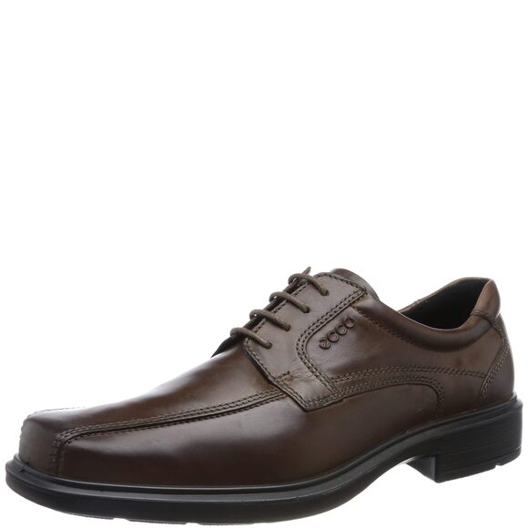 ECCO Men's Helsinki Bike Toe Tie Cocoa Brown 13-13.5